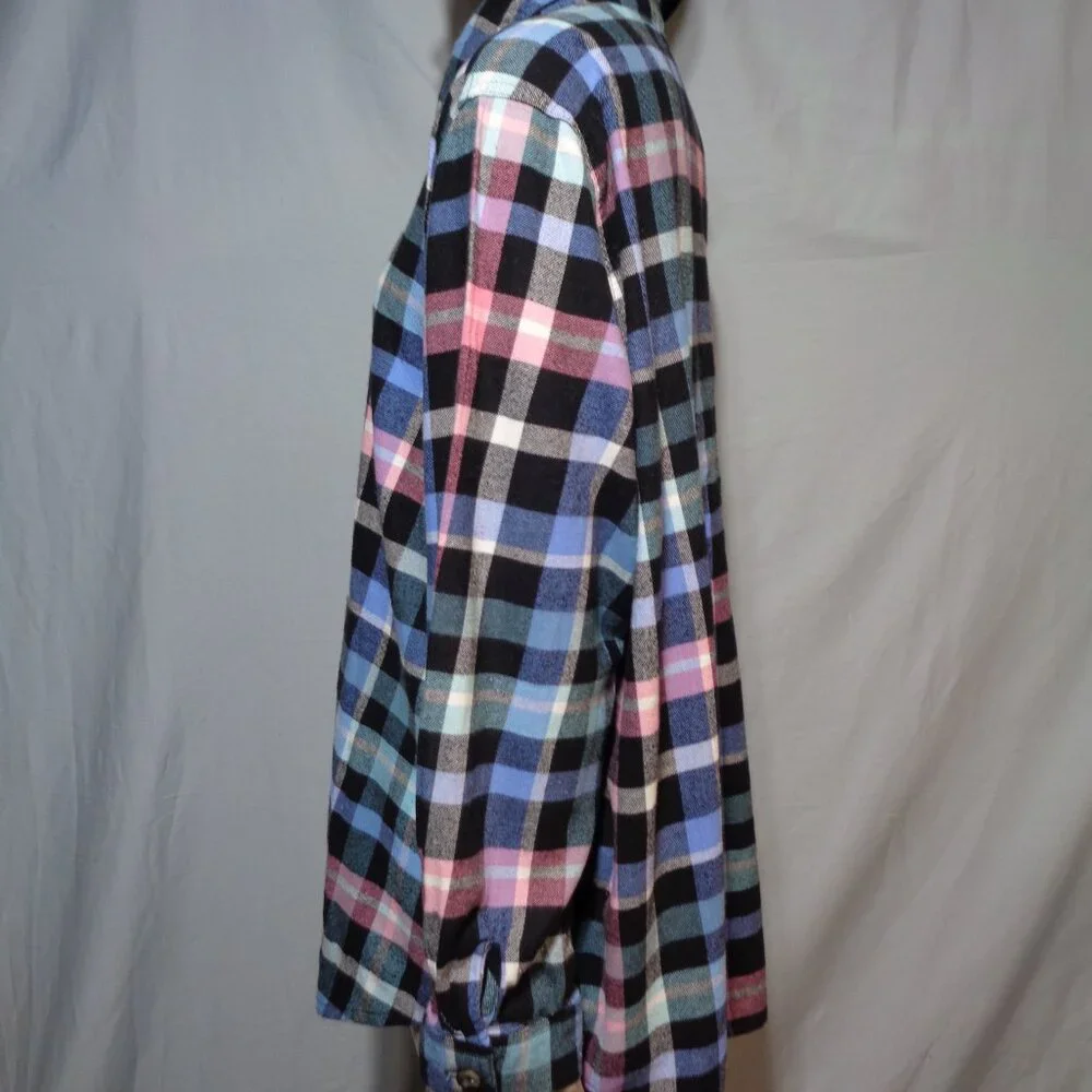 Woman Within flannel shirt size L(18/20) - Picture 2 of 9